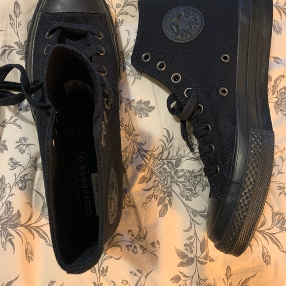 70s high tops black monochrome converse BRAND NEW IN BOX! - Picture 3 of 6